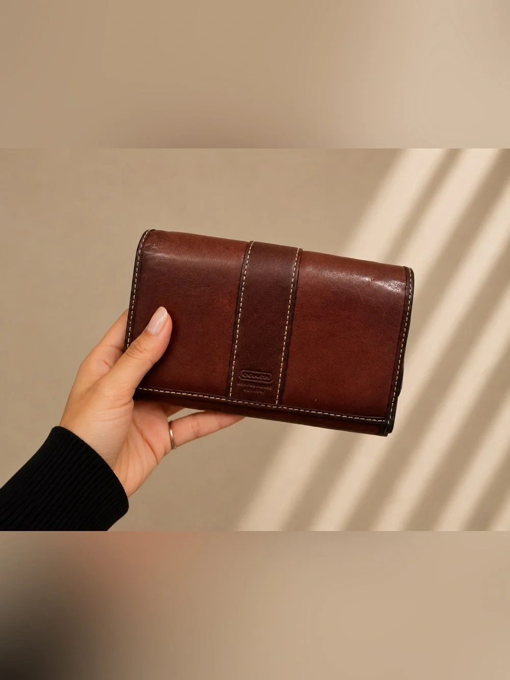 Vintage Coach Hamptons Rare Oxblood Wallet